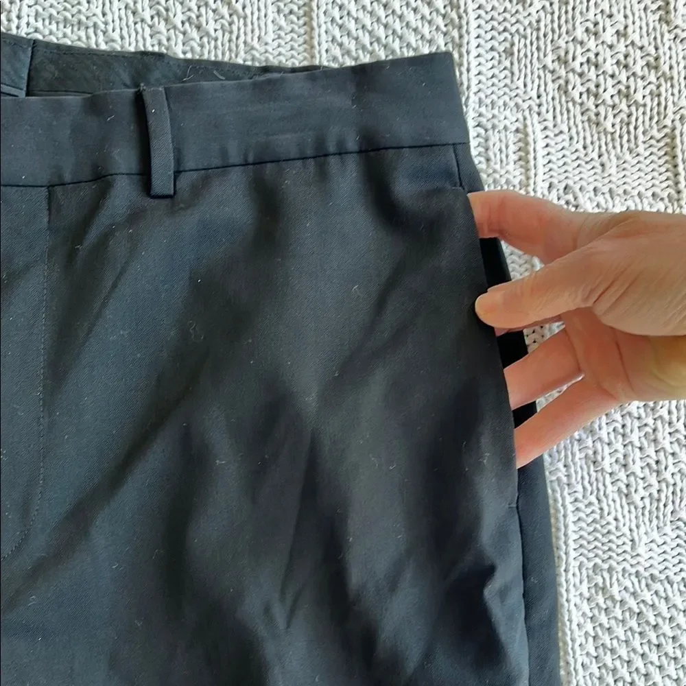 Banana Republic Pants Mens 32X32 100% Wool Black Lanificio F.lli Cerruti